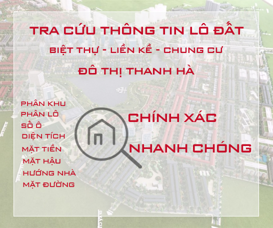 Thông tin chi tiết ô đất đô thị Thanh Hà Cienco 5