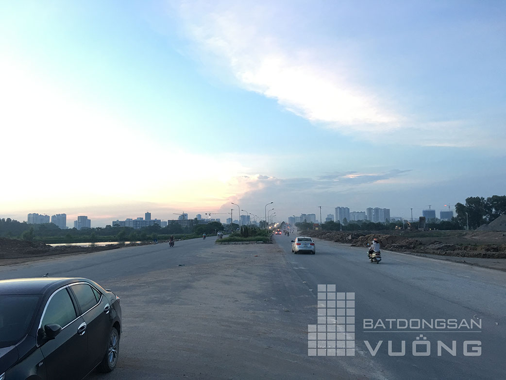 đường trục 60 m khu đô thị Thanh Hà