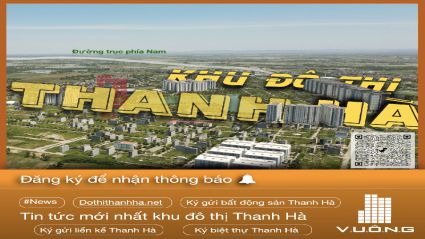 Bán liền kề Thanh Hà khu B lô B1.4 diện tích 100 m2 hướng Đông giá đầu tư 3.x tỷ 