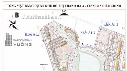 Download bản đồ khu đô thị Thanh Hà Mường Thanh - Cienco mới nhất - Độ nét cao