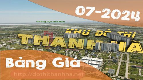 Bảng giá bán liền kề biệt thự Khu đô thị Thanh Hà cập nhật mới nhất năm 2024