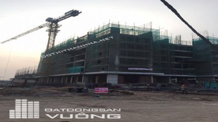 Tiến độ chung cư Thanh Hà Mường Thanh Cienco 5 tháng 1-2017
