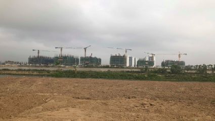 Tiến độ 6 tòa chung cư B2.1 HH03 khu đô thị Thanh Hà ngày 6/3/2018