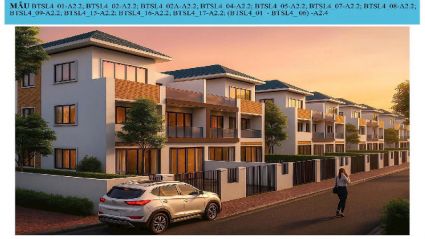 Mẫu nhà biệt thự song lập khu A2.2; A2.3; A2.4; A2.5 Thanh Hà – Chuẩn sống đẳng cấp giữa lòng đô thị mới