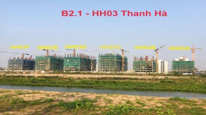 Bán Chung cư tầng 1 tòa B2.1-HH03F, cửa Nam ban công Nam, Khu Đô Thị Thanh Hà Cienco 5 - Mường Thanh [#H1699.1466]