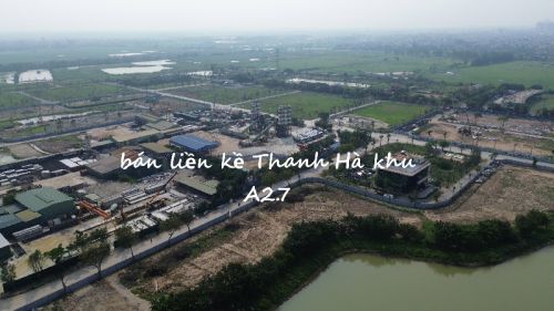 Bán Liền kề Thanh Hà A2.7 LK06 diện tích 90m2 mặt tiền 5m hướng Tây Nam đường 25m gần trạm cấp nước Thanh Hà #H5374.496