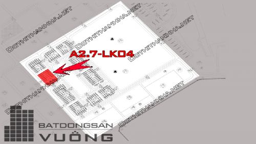 Bán Liền kề Thanh Hà A2.7 LK04 diện tích 90m2 mặt tiền 5m hướng Đông Bắc đường 14m đối diện vườn hoa #H5535.570